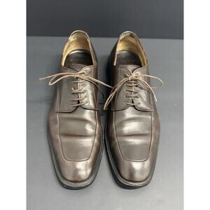 To Boot New York Adam Derrick Brown Leather Lace Up Oxford Dress Shoe Mens 8.5